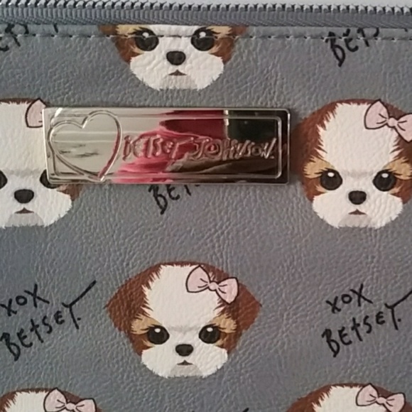 Betsey Johnson Puppy Cosmetic Bag NWT - Picture 3 of 4
